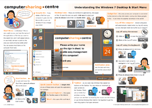 Understanding your Desktop and Start Menu